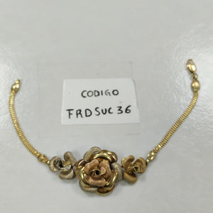 PULSERA ORO, ORO COMBINADO 14 K 9.5 GRMS (SEMINUEVO)