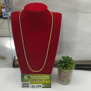 GARGANTILLA ORO 14 K 16.2 GRMS (SEMINUEVO)