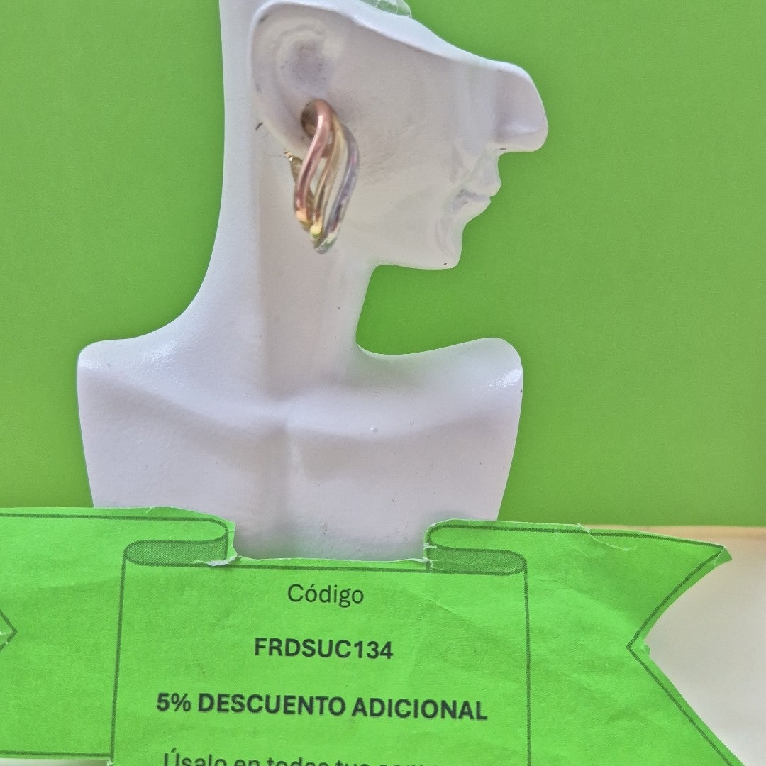 ARETES PAR ORO 10 K 1.4 GRMS (SEMINUEVO)