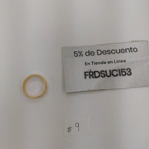 ARGOLLA ORO 14 K 3.1 GRMS (SEMINUEVO)