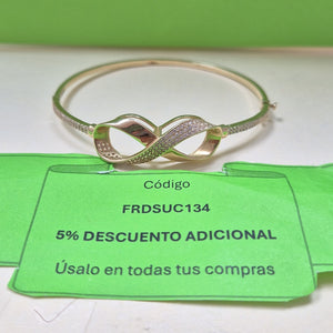 PULSERA RIGIDA ORO 10 K 7 GRMS (SEMINUEVO)
