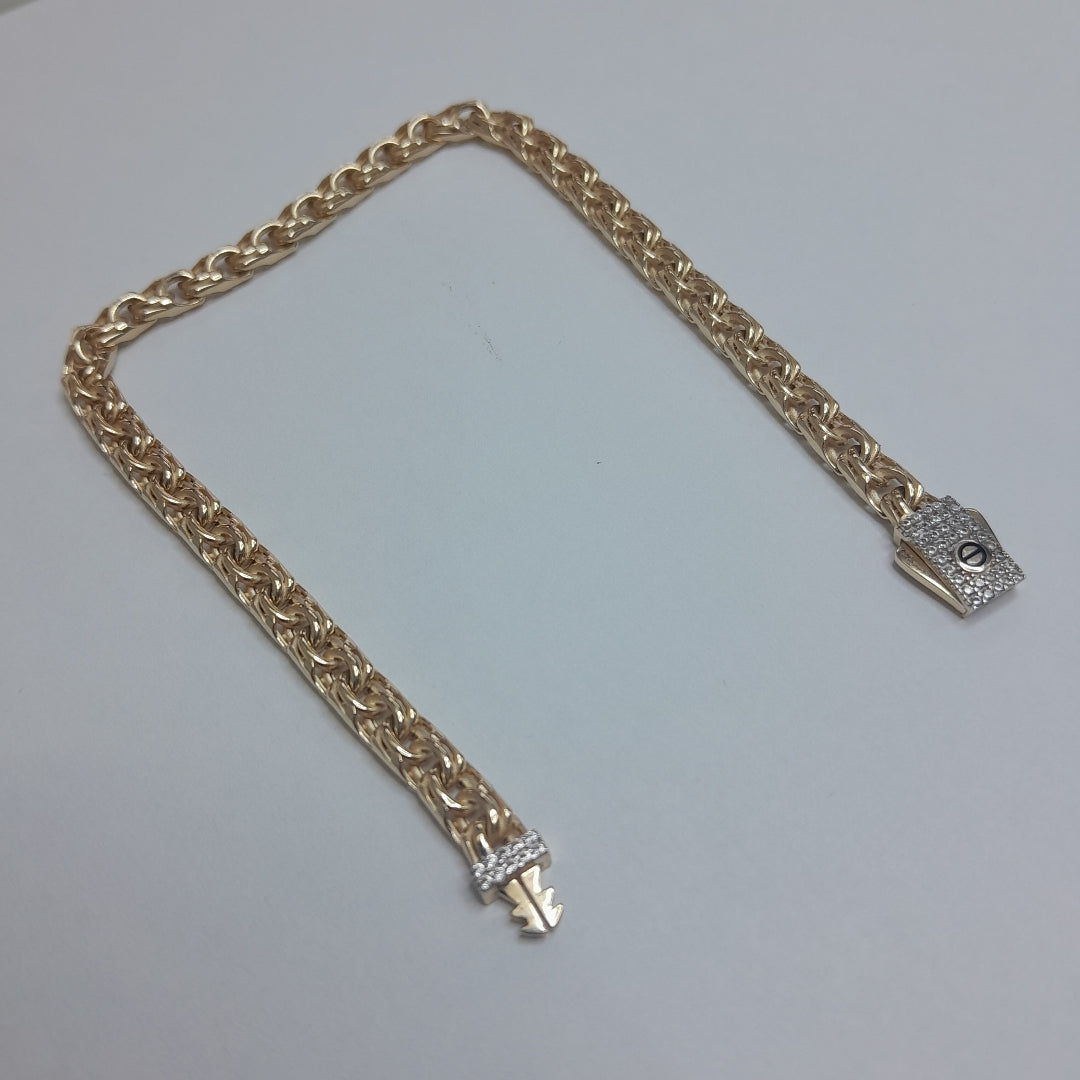 PULSERAS CABALLERO ORO 14K 11 (NUEVO)