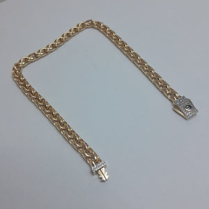 PULSERAS CABALLERO ORO 14K 11 (NUEVO)