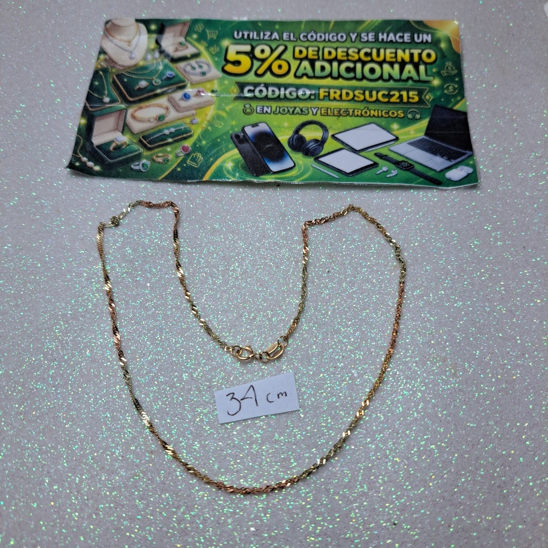 CADENA ORO 10 K 1.1 GRMS (SEMINUEVO)