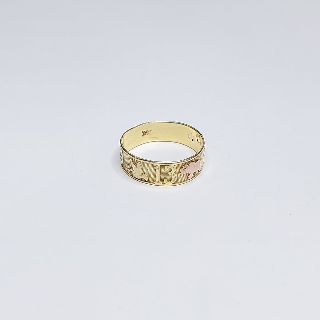 ARGOLLA DE LA SUERTE ORO 14 K 2,50 GRMS (SEMINUEVO)