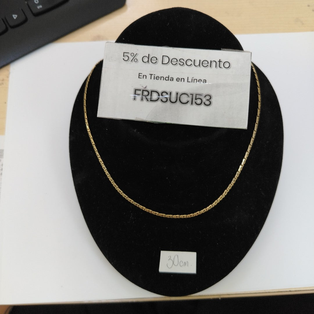 CADENA ORO 10 K 7.6 GRMS (SEMINUEVO)