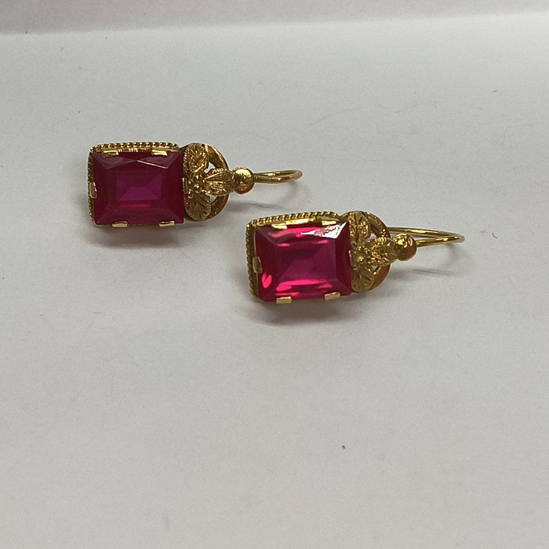 ARETES PAR ORO 18 K 5.2 GRMS (SEMINUEVO)