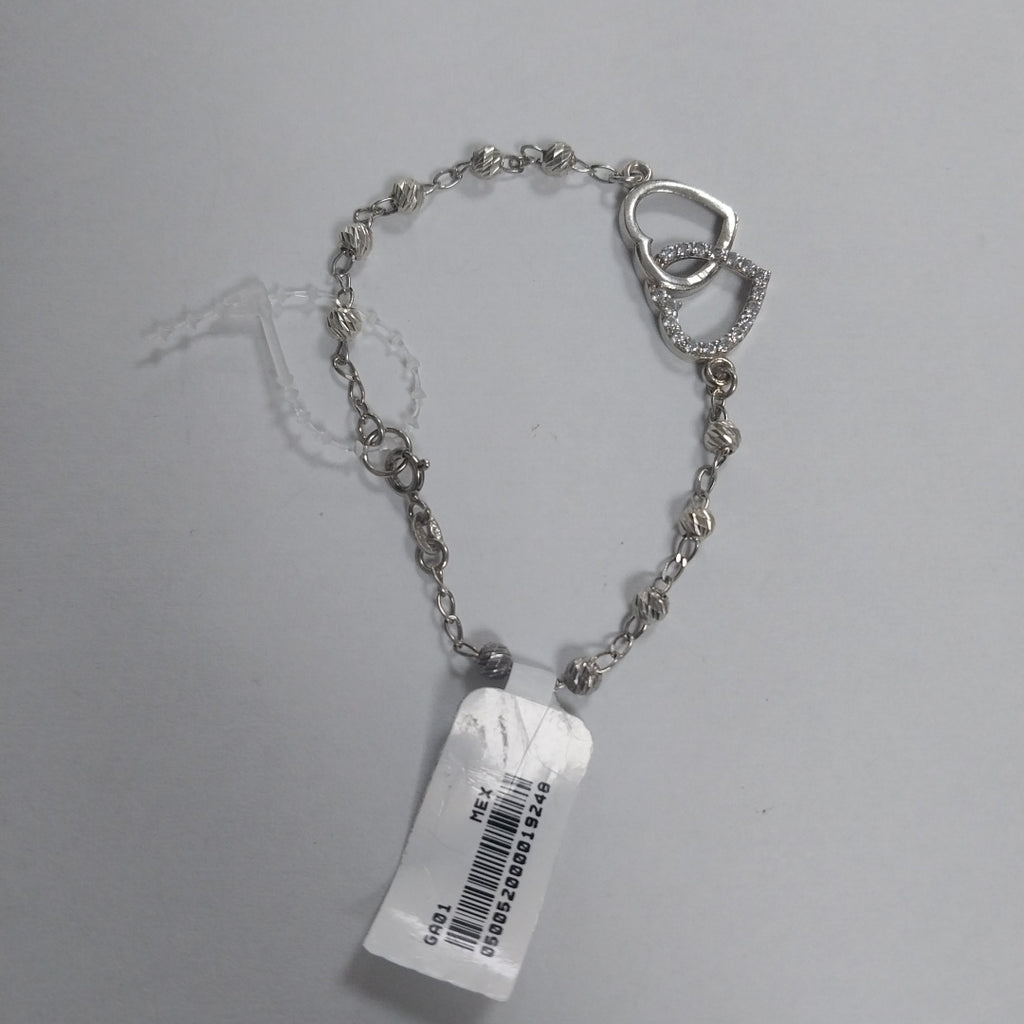 PULSERA TEJIDO TEJIDO ESPECIAL PLATA .925 18 CM 4 GR (NUEVO)
