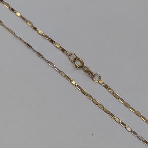 CADENA ORO, ORO COMBINADO 10 K 1.2 GRMS (SEMINUEVO)