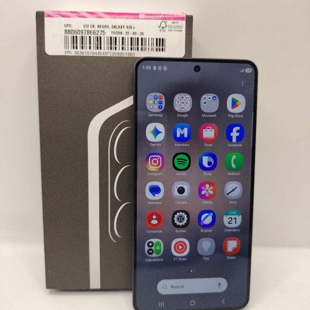 CELULAR SAMSUNG GALAXY S26+ SM-S947B (2026) 512 GB 12 GB RAM (SEMINUEVO)