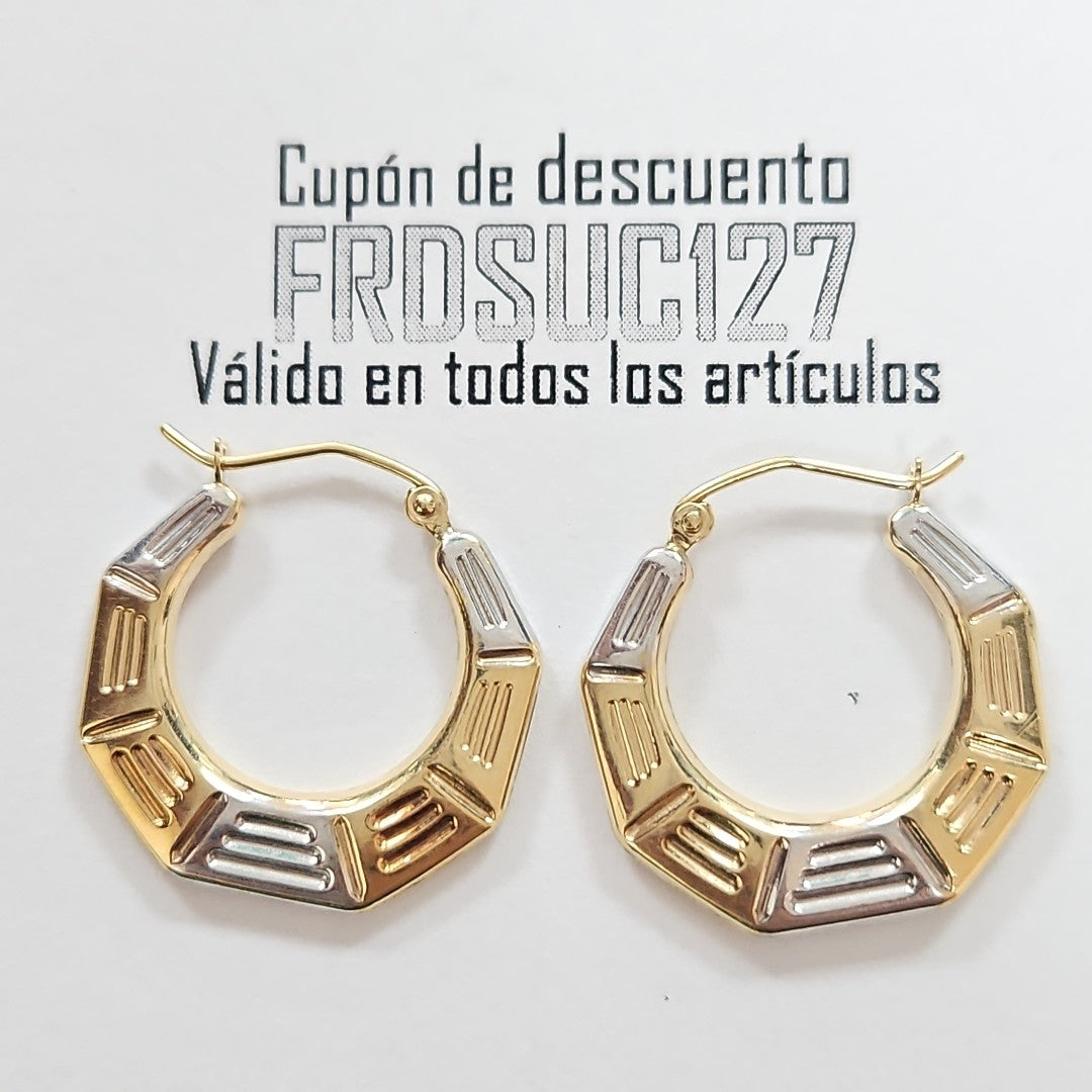 ARRACADAS PAR ORO 10 K 1,20 GRMS (SEMINUEVO)