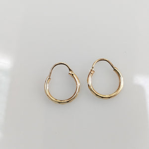 ARRACADAS PAR ORO 10 K 0,70 GRMS (SEMINUEVO)