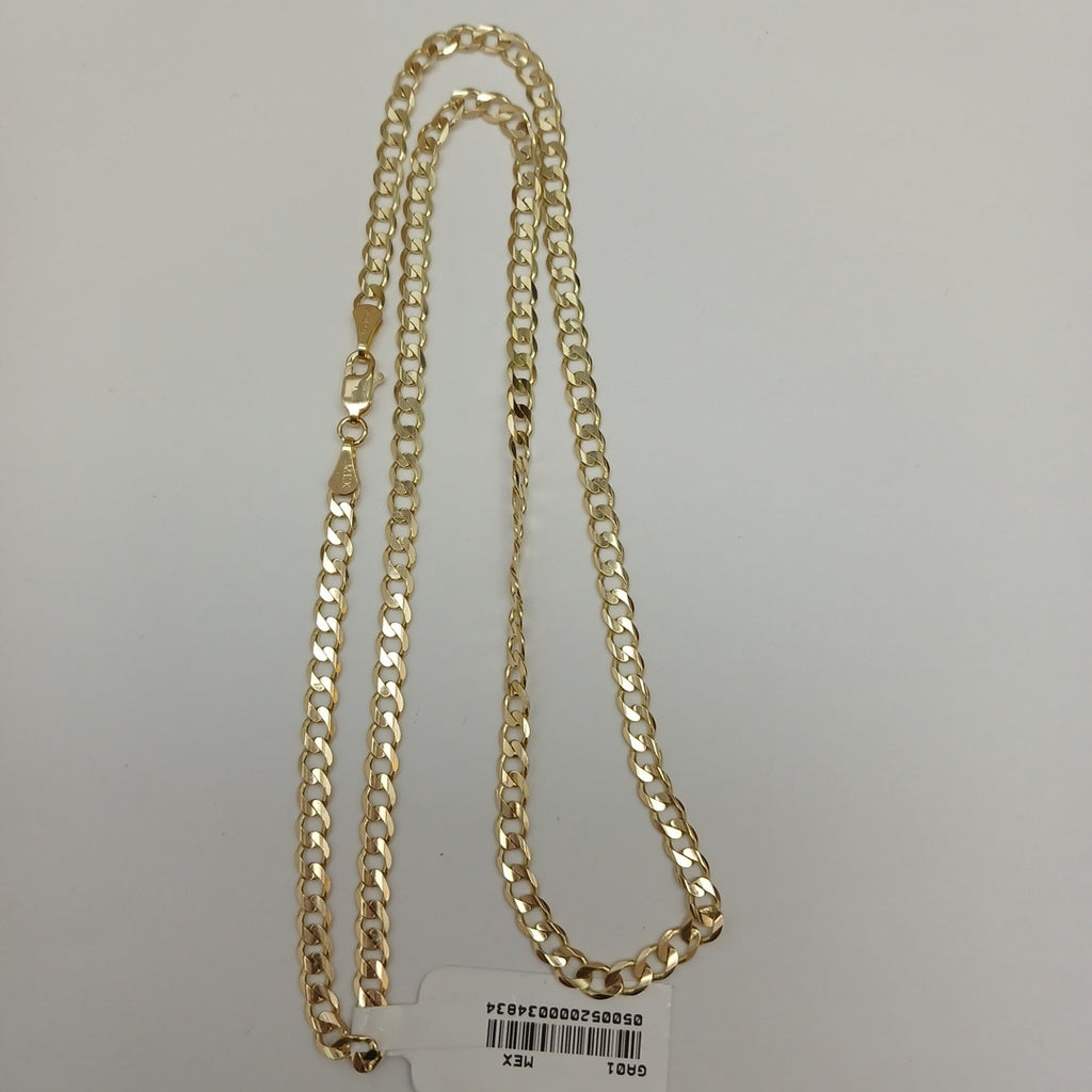 CADENA BARBADA 14K 55 CM 12.6 GR (NUEVO)