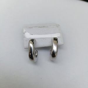 ARRACADAS PAR ORO, ORO BLANCO 14 K 3 GRMS (SEMINUEVO)