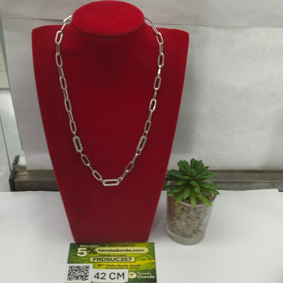 CADENA ORO BLANCO 14 K 8.2 GRMS (SEMINUEVO)