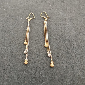 ARETES PAR ORO 14 K 3.1 GRMS (SEMINUEVO)