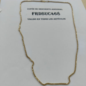 CADENA ORO 14 K 4.6 GRMS (SEMINUEVO)