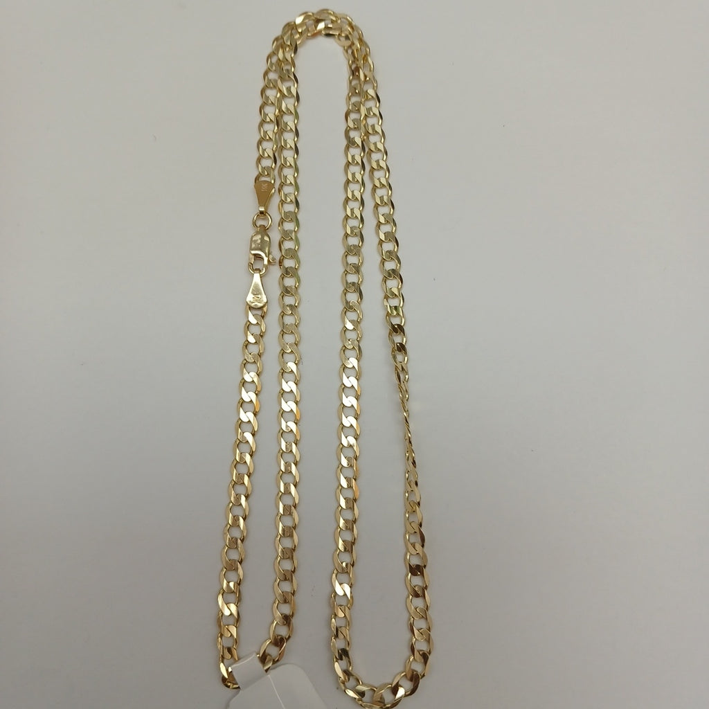 CADENA BARBADA 14K 55 CM 12.6 GR (NUEVO)