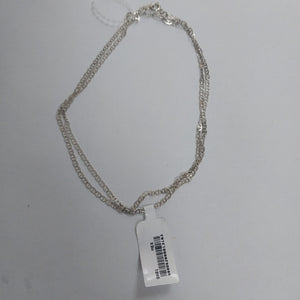 CADENA TEJIDO GUCHI PLATA .925 60 CM 3.7 GR (NUEVO)