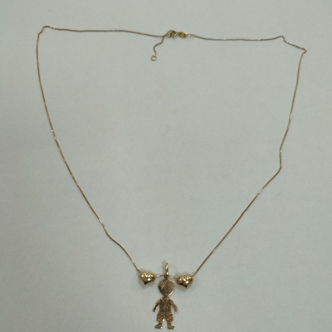 GARGANTILLA ORO 14 K 2.2 GRMS (SEMINUEVO)