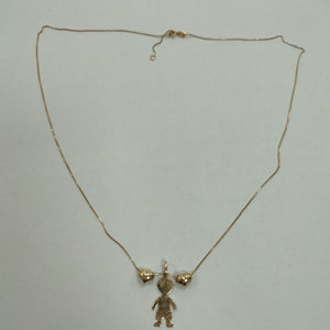 GARGANTILLA ORO 14 K 2.2 GRMS (SEMINUEVO)