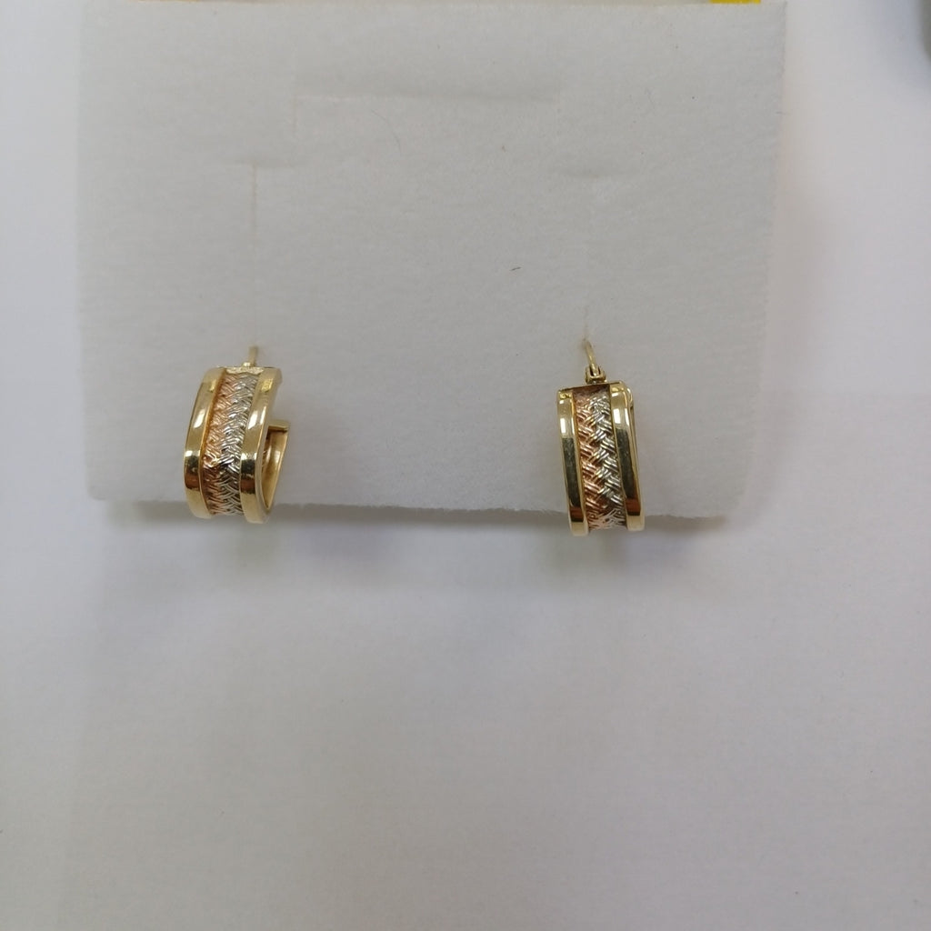 ARRACADAS PAR ORO 14 K 3,30 GRMS (SEMINUEVO)