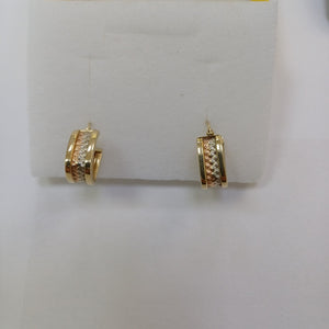 ARRACADAS PAR ORO 14 K 3,30 GRMS (SEMINUEVO)
