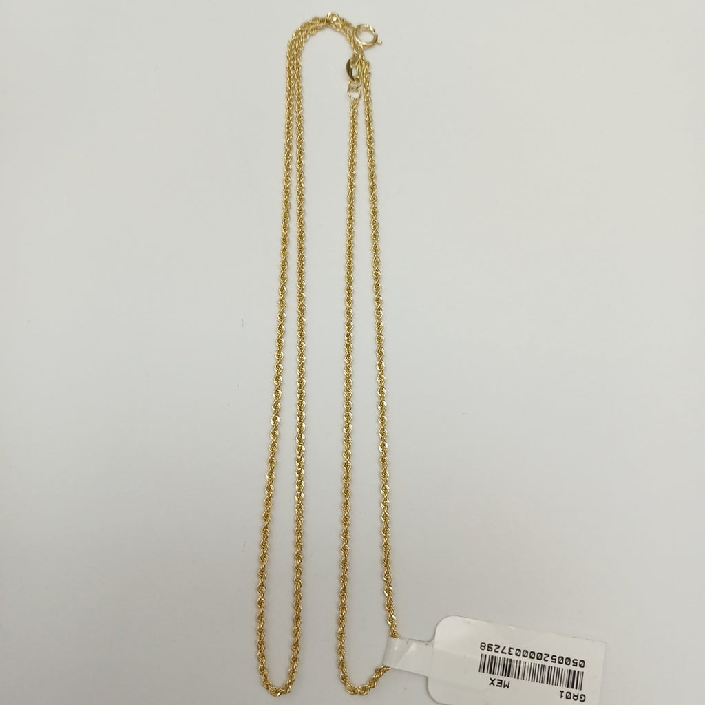 CADENA TORZAL 10K 55 CM 4.6 GR (NUEVO)