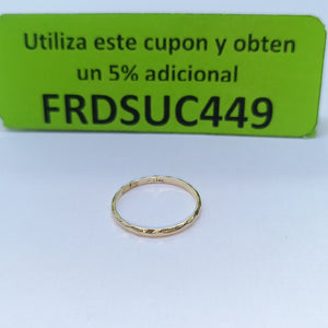 ARGOLLA ORO 14 K 0.8 GRMS (SEMINUEVO)