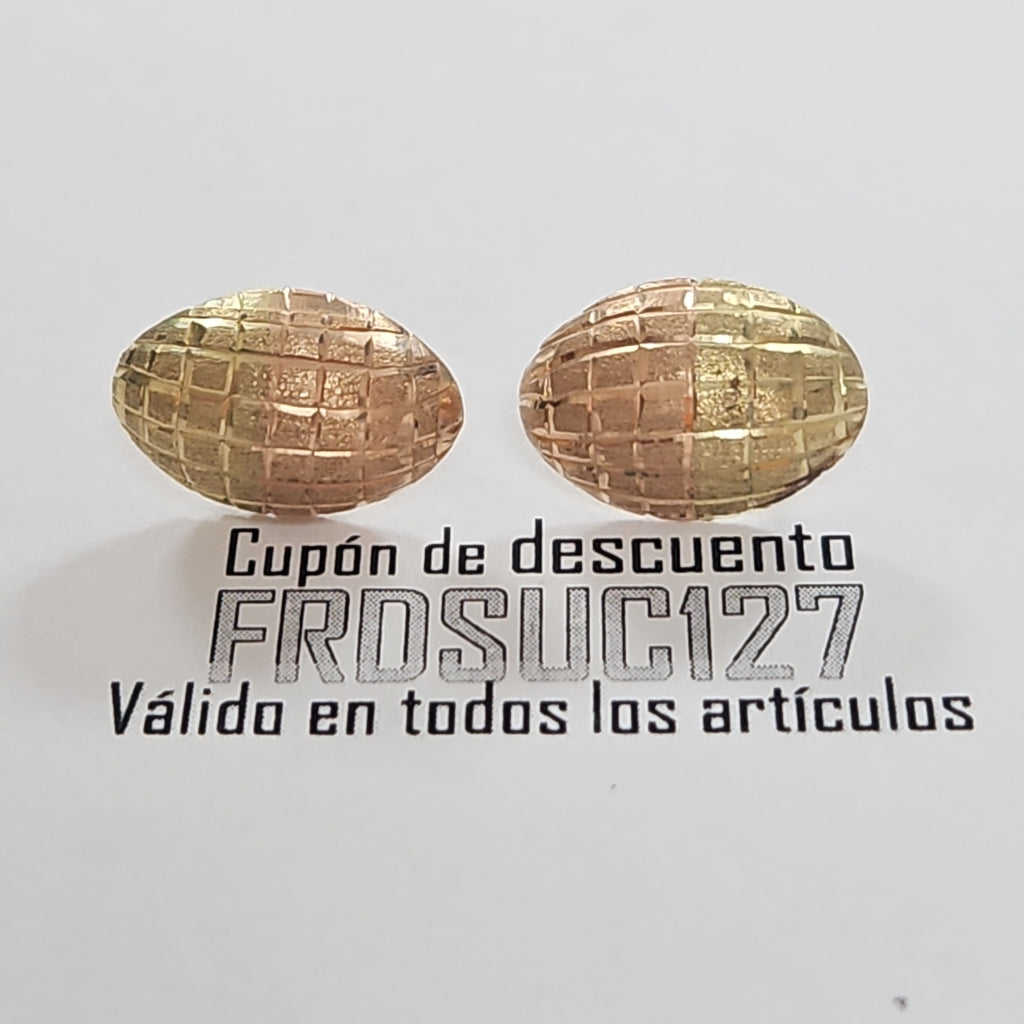BROQUELES PAR ORO 14 K 1.3 GRMS (SEMINUEVO)