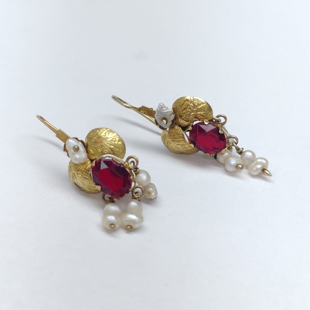 ARETES PAR ORO 10 K 3,00 GRMS (SEMINUEVO)