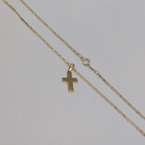 CADENA, CRUZ ORO 10 K 3.2 GRMS (SEMINUEVO)