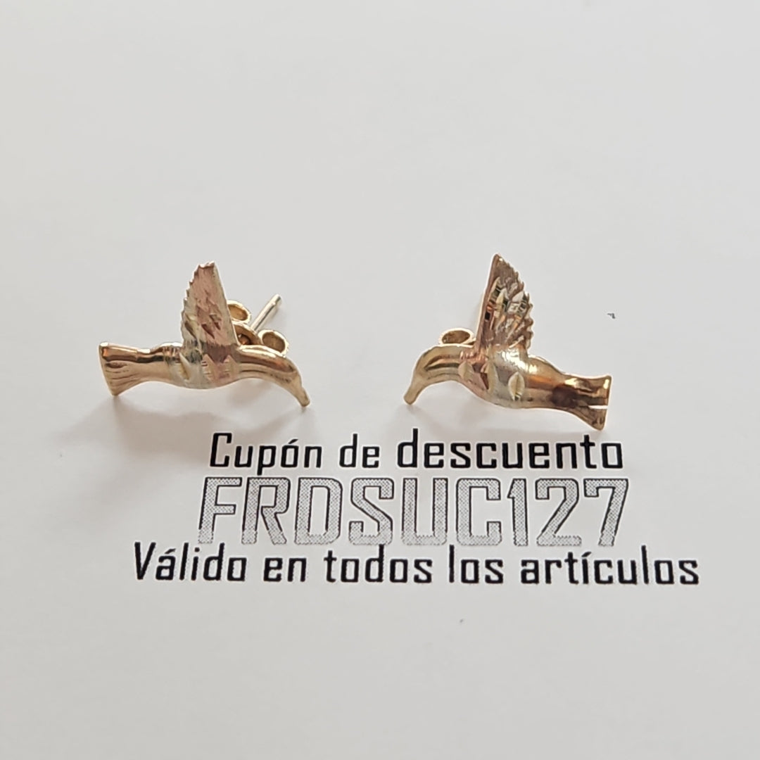 BROQUELES PAR ORO 8 K 0.8 GRMS (SEMINUEVO)