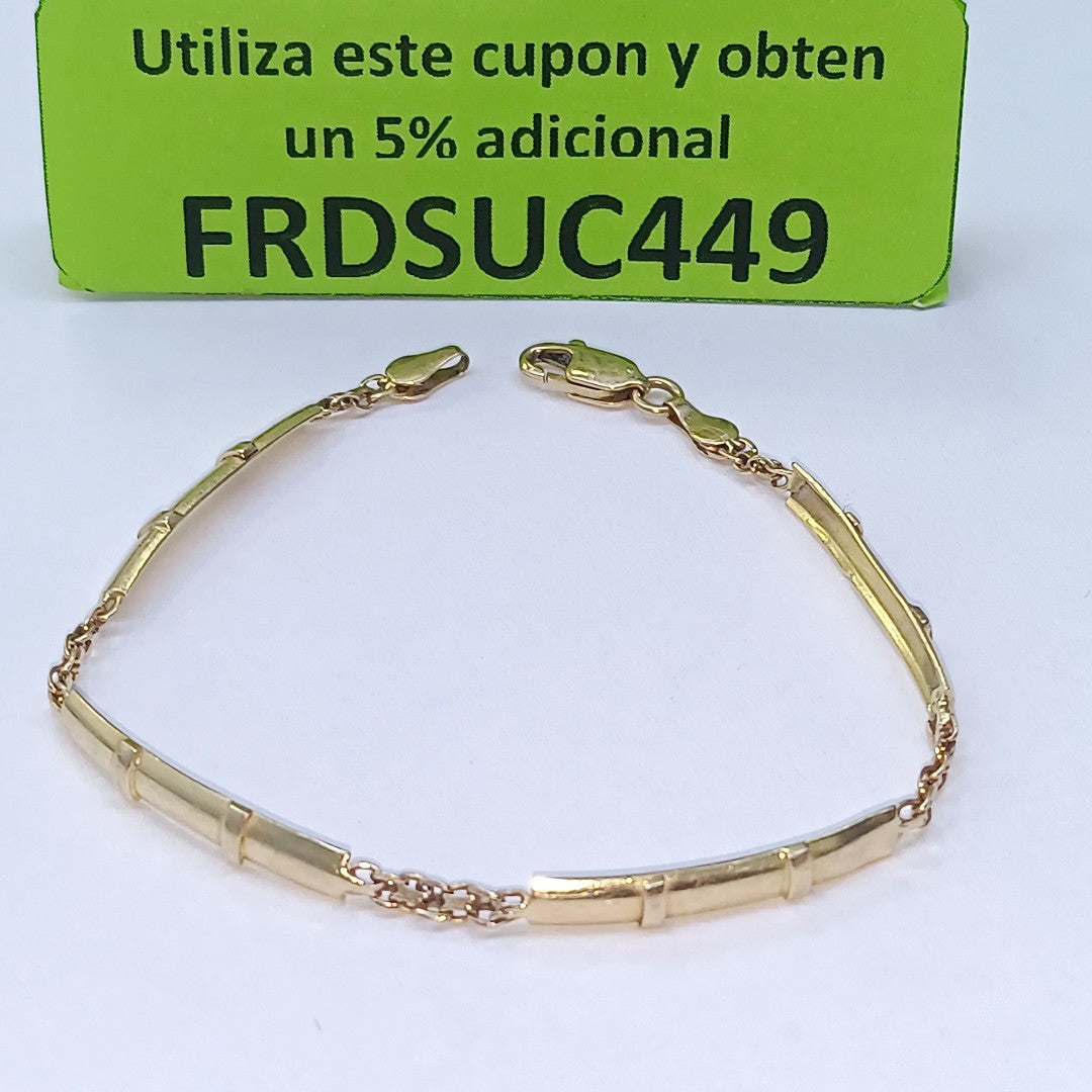 PULSERA ORO 14 K 5.4 GRMS (SEMINUEVO)