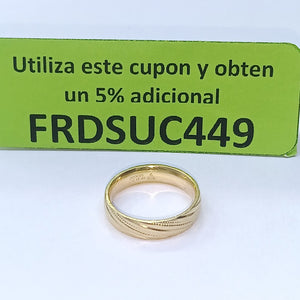ARGOLLA ORO 8 K 2.8 GRMS (SEMINUEVO)