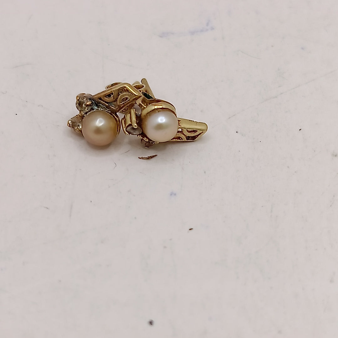 ARETES PAR ORO 14 K 1,90 GRMS (SEMINUEVO)