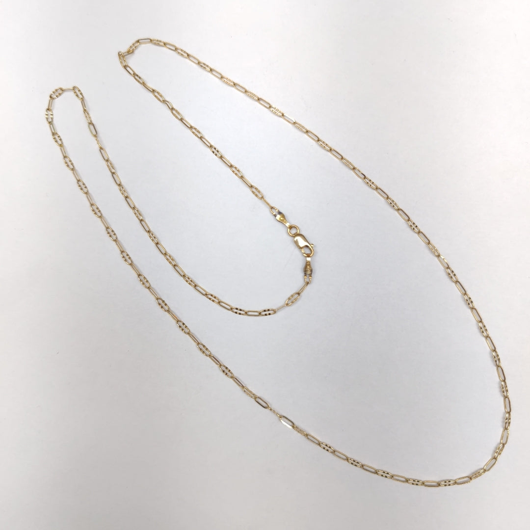CADENA ORO 14 K 3,00 GRMS (SEMINUEVO)