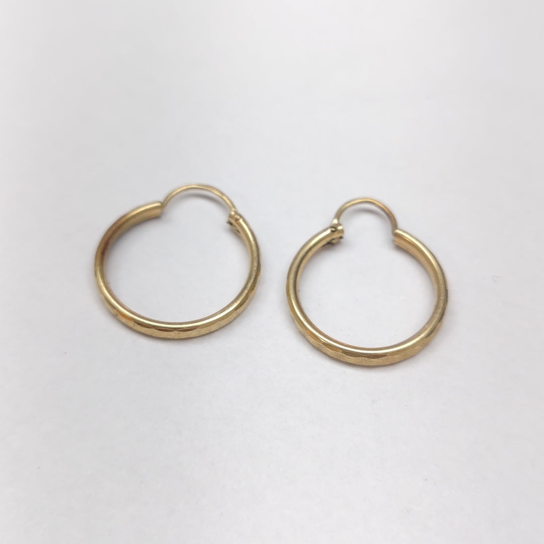 ARRACADAS PAR ORO 10 K 1.5 GRMS (SEMINUEVO)