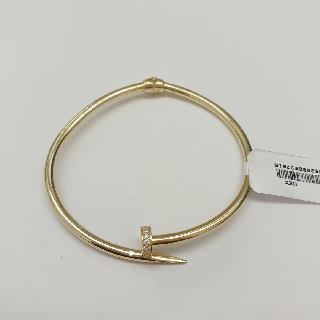PULSERA FIG CLAVO 10K 18 CM 5.5 GR (NUEVO)
