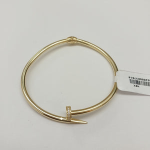 PULSERA FIG CLAVO 10K 18 CM 5.5 GR (NUEVO)