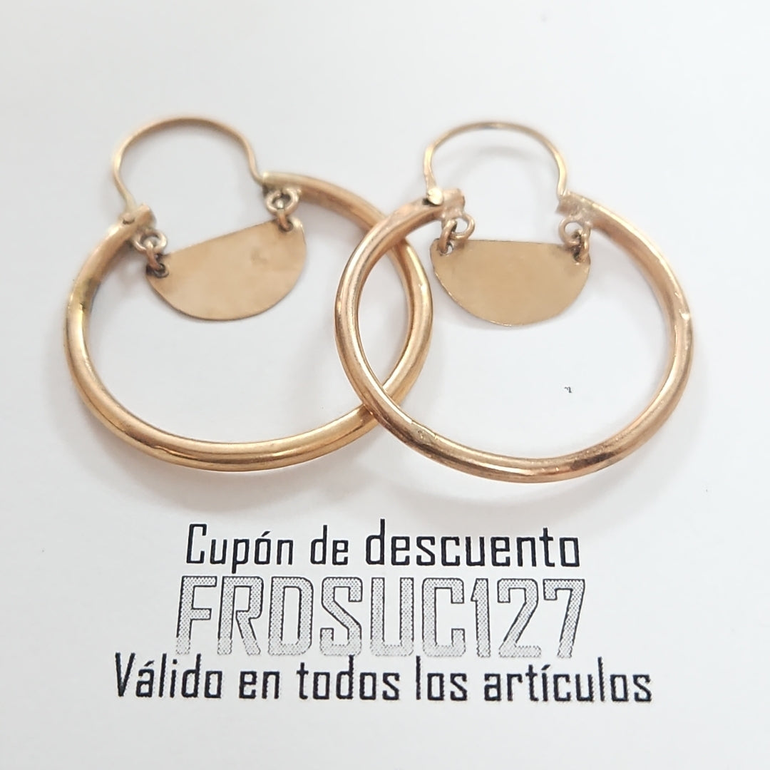 ARRACADAS PAR ORO 10 K 2,30 GRMS (SEMINUEVO)