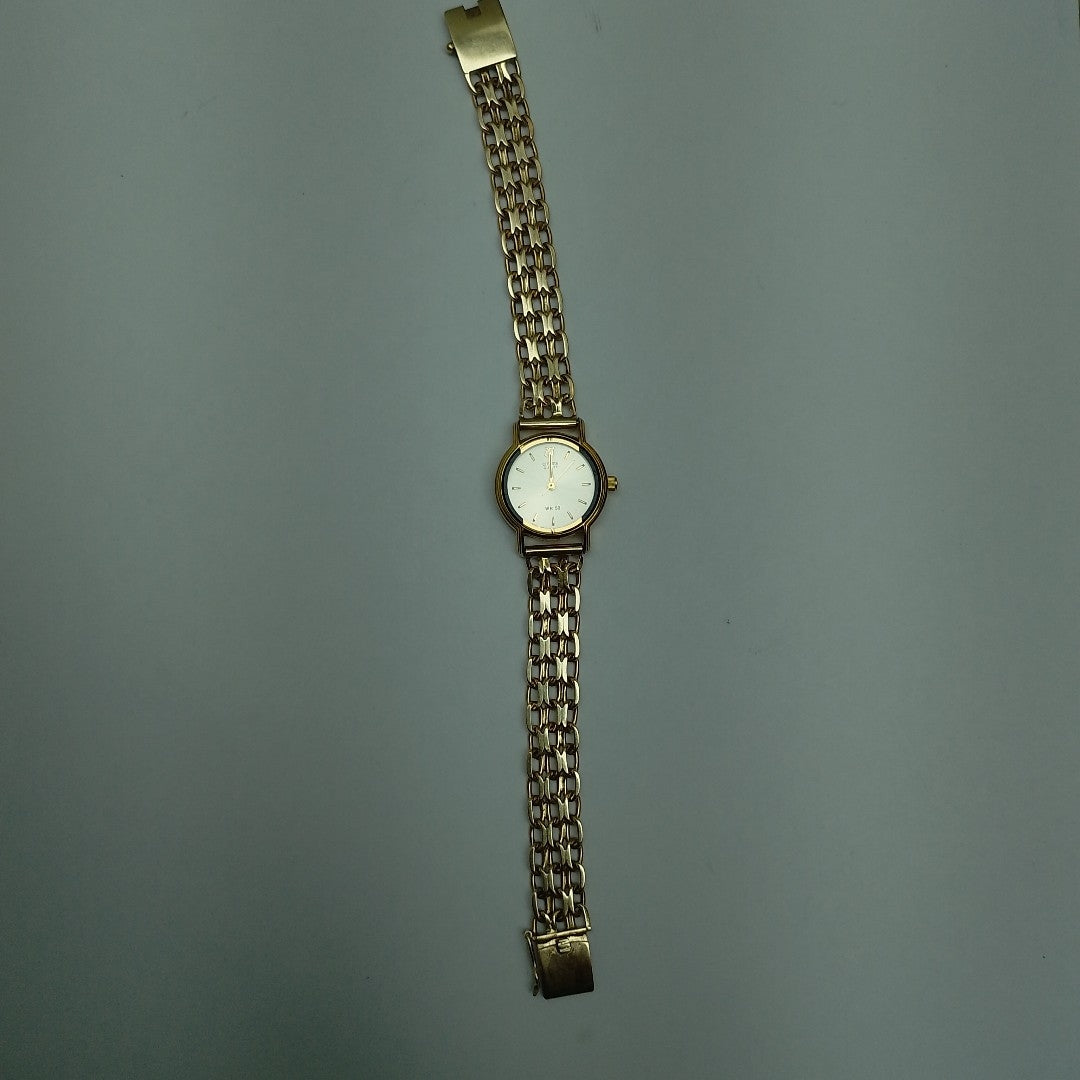 RELOJ CAJA ACERO PULSO ORO ORO 8 K 24.1 GRMS (SEMINUEVO)