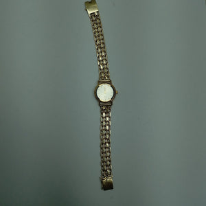 RELOJ CAJA ACERO PULSO ORO ORO 8 K 24.1 GRMS (SEMINUEVO)