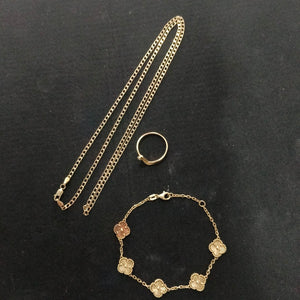 ANILLITO, CADENA, PULSERA ORO 14 K 10.6 GRMS (SEMINUEVO)
