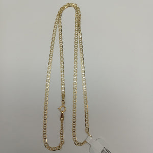 CADENAS TEJIDO GUCHI ORO 10K 55 CM 4.1 GR (NUEVO)