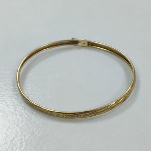 PULSERA RIGIDA ORO 14 K 3,90 GRMS (SEMINUEVO)