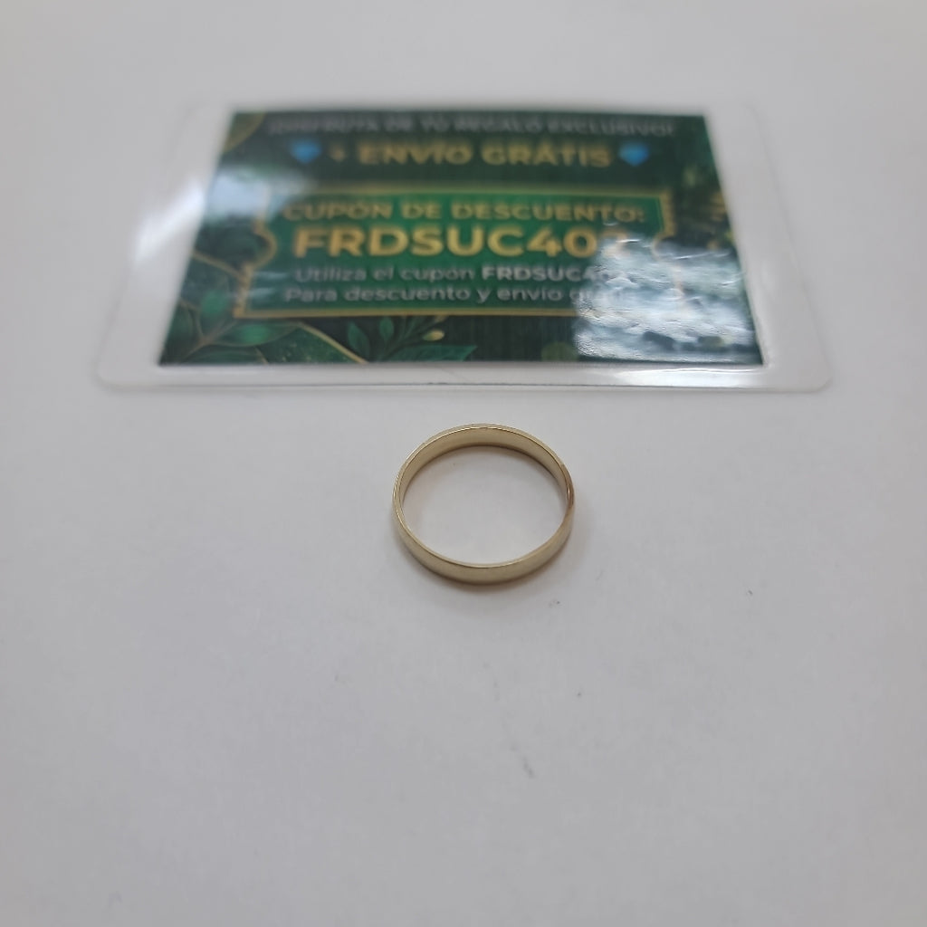 ARGOLLA ORO 10 K 2.2 GRMS (SEMINUEVO)