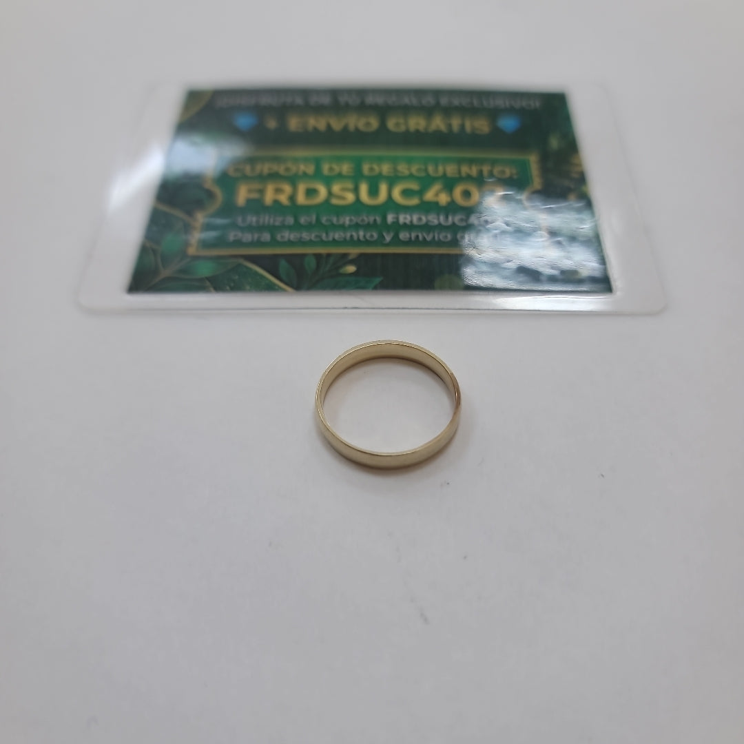 ARGOLLA ORO 10 K 2.2 GRMS (SEMINUEVO)