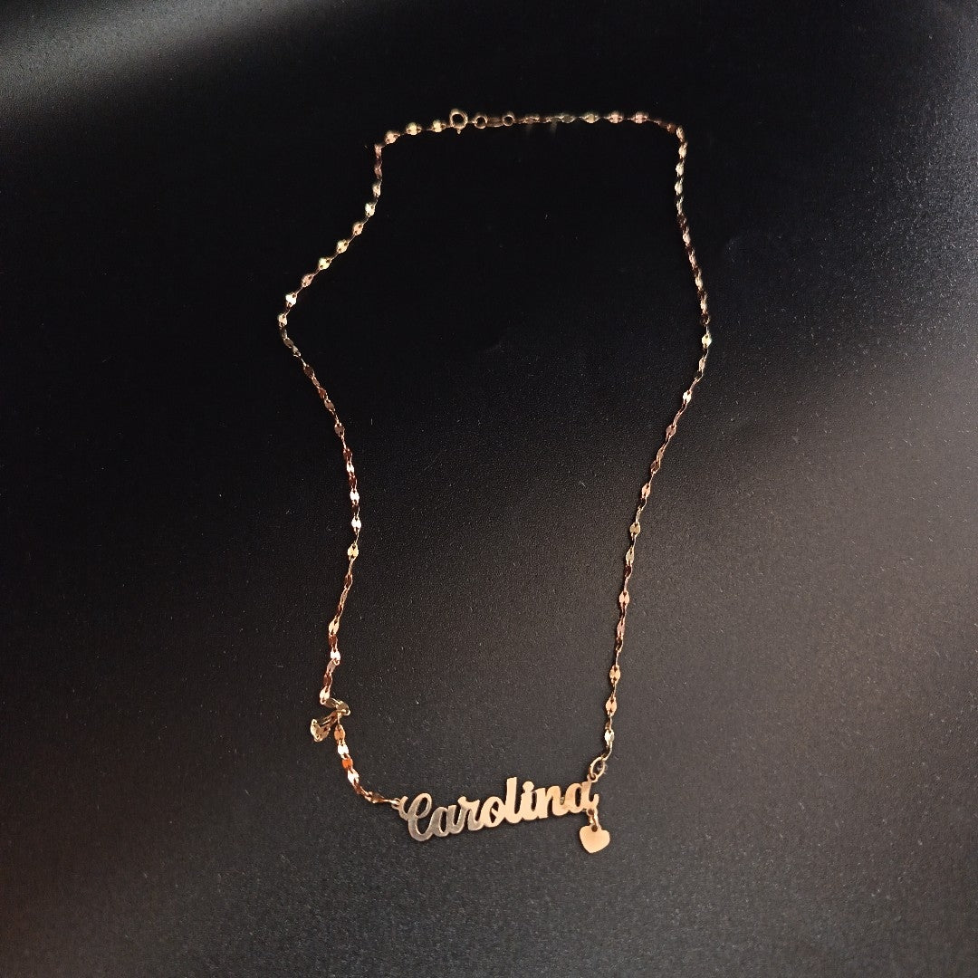 CADENA, DIJE ORO 10 K 2.9 GRMS (SEMINUEVO)