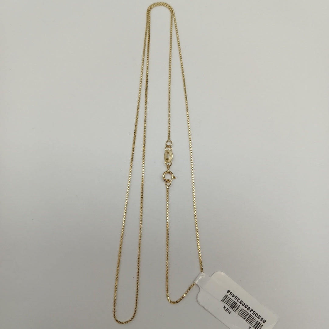 CADENA VENECIANO 14K 55 CM 2.4 GR (NUEVO)
